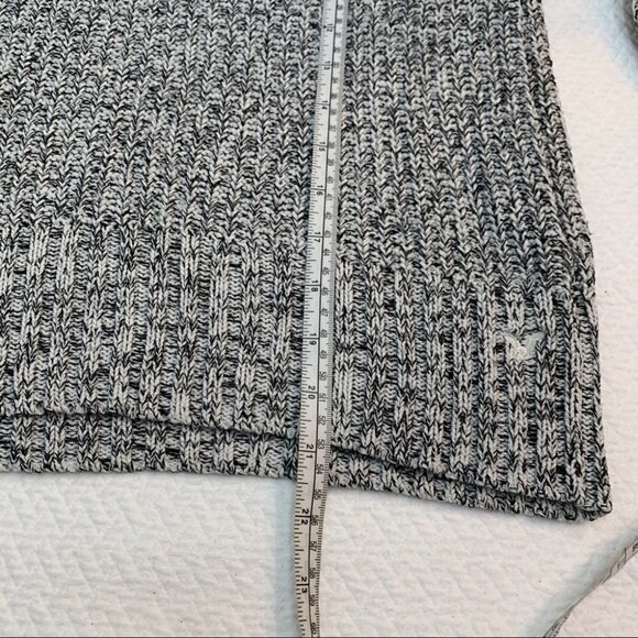 𝅺american Eagle Outfitters🖤White/Black Long Sleeve Cropped Pullover Sweat… - Picture 9 of 10